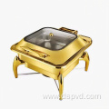 high-end stainless steel hotel tableware pvdplating machine